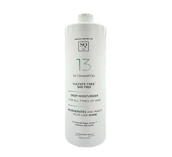 SQ Care Shampoo 13 in 1 Дълбоко хидратиращ шампоан с 13 ползи 1000ml